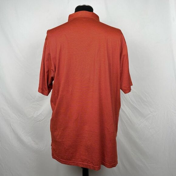 Peter Millar Cotton Stripes Polo Stretch Shirt - Men’s XL - Picture 3 of 7